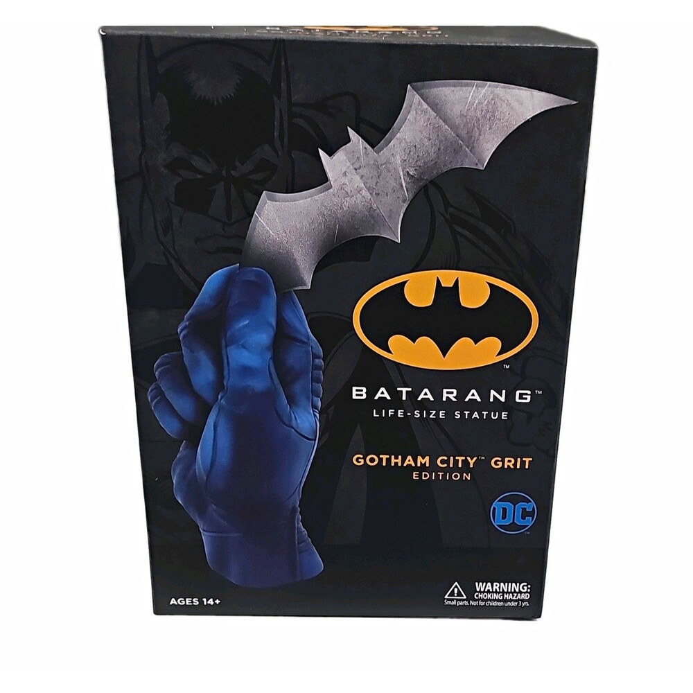 Cryptozoic 1:1 Batman Batarang Life-Size Statue Gotham City Grit Edition New